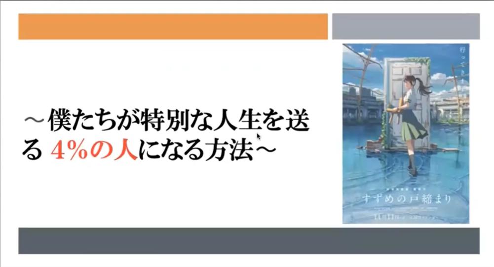 100人中の4人に入る特別な結果を出す方法